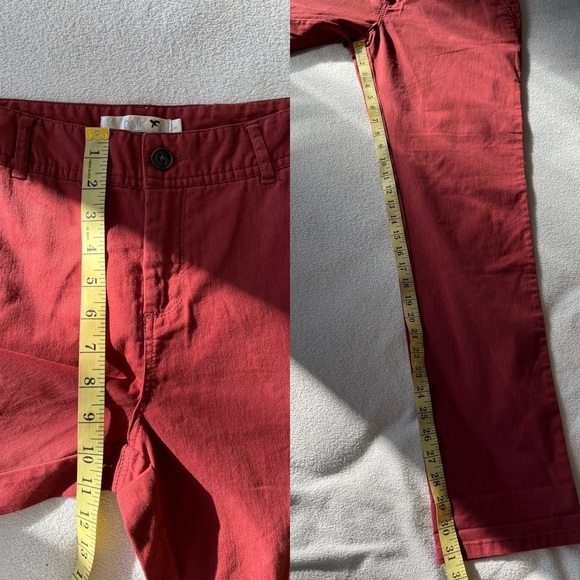 TWIK High Waist Straight Leg Pant 9 Red - Picture 15 of 16